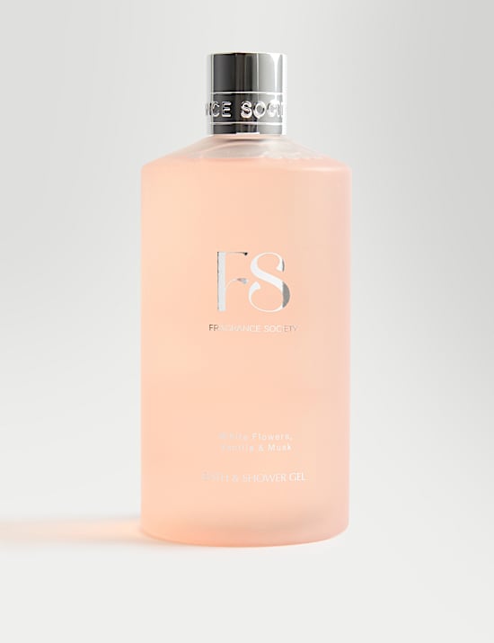 White Flowers, Vanilla & Musk Shower Gel