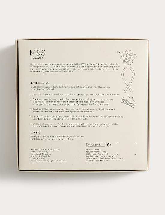 Pure Mulberry Silk Heatless Curler