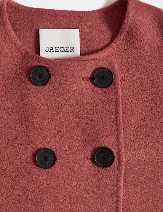 Wool Rich Coat with Scarf