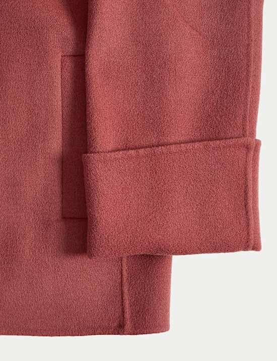 Wool Rich Coat with Scarf