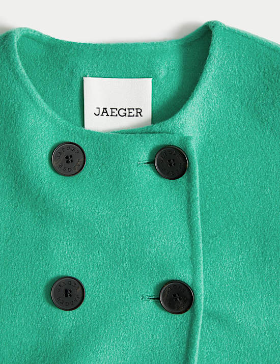 Wool Rich Coat with Scarf