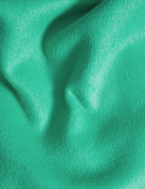 Wool Rich Coat with Scarf