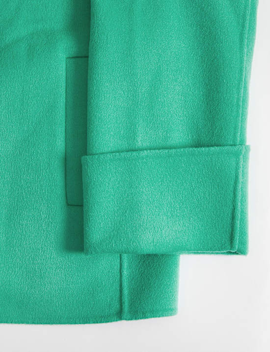 Wool Rich Coat with Scarf