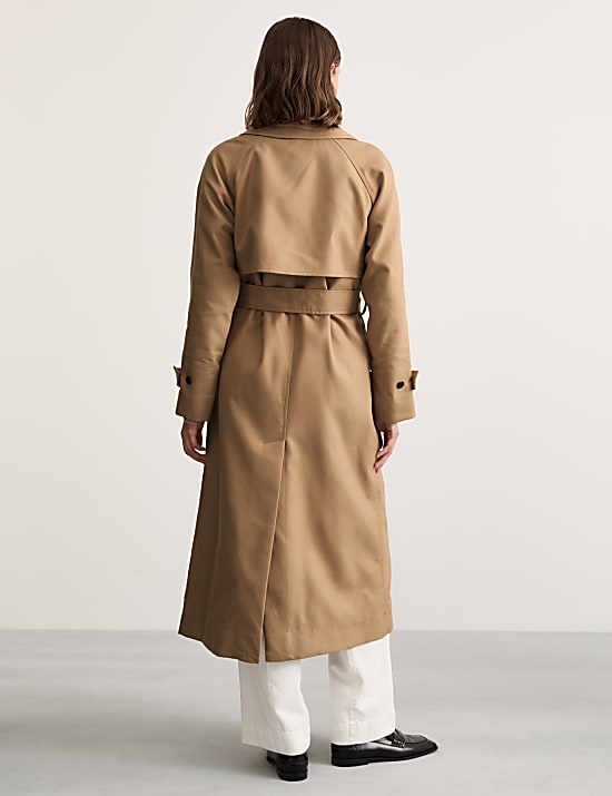 Pure Cotton Belted Trench Coat