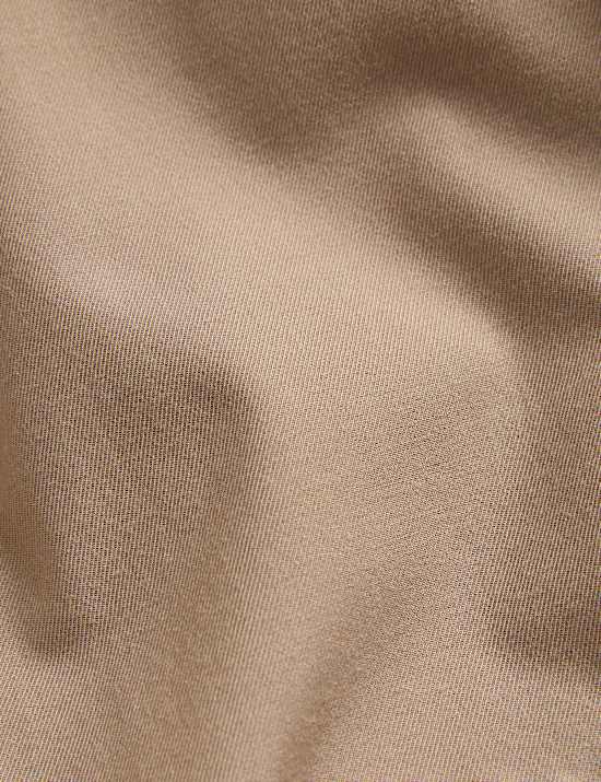 Waterbestendige regenjas van keperstof met capuchon