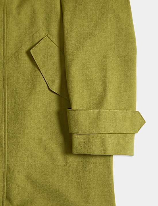 Αδιάβροχο με κουκούλα από twill