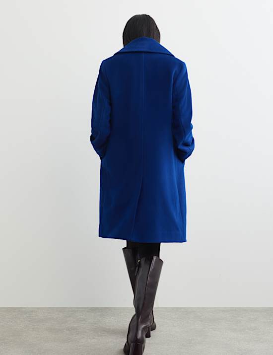 Pure Wool Collared Short Coat