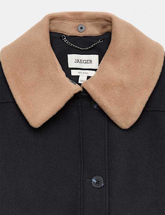 Wool Rich Collared Coat