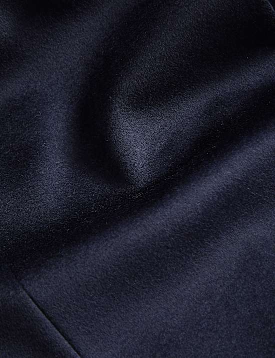 Pure Wool Double Breasted Coat