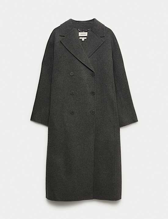Pure Wool Longline Cocoon Coat