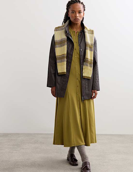 Pure Linen Short Utility Jacket