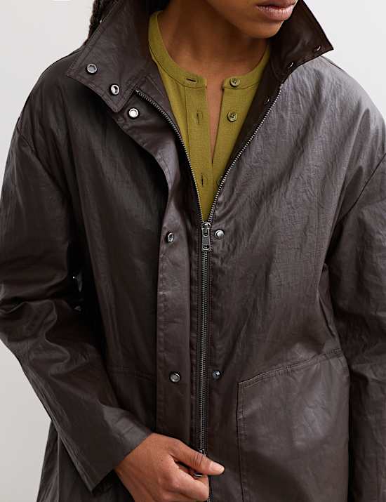 Pure Linen Short Utility Jacket