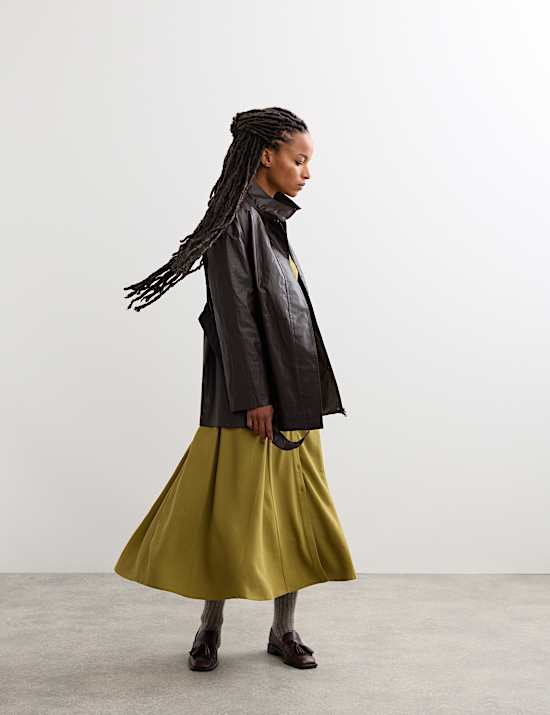 Pure Linen Short Utility Jacket