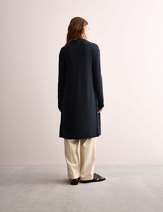 Lang vest van zuivere merinowol