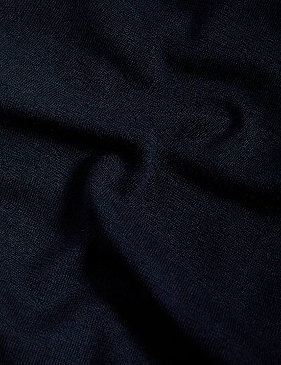 Lang vest van zuivere merinowol