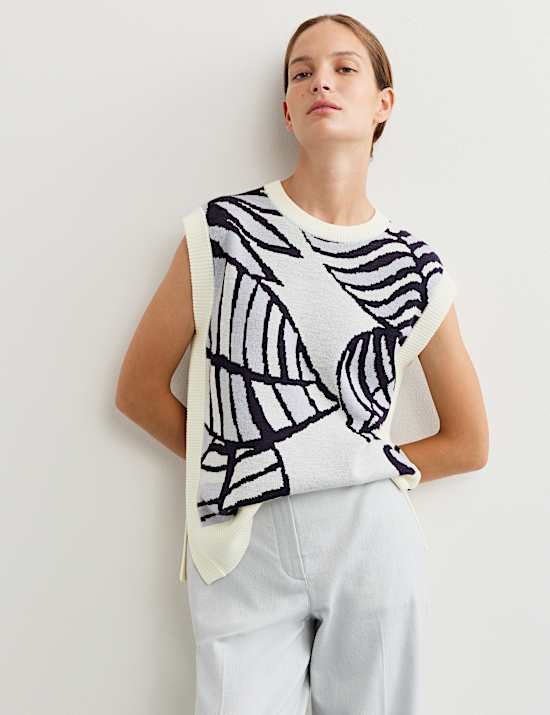 Maillot de corps en maille 100 % laine mérinos jacquard