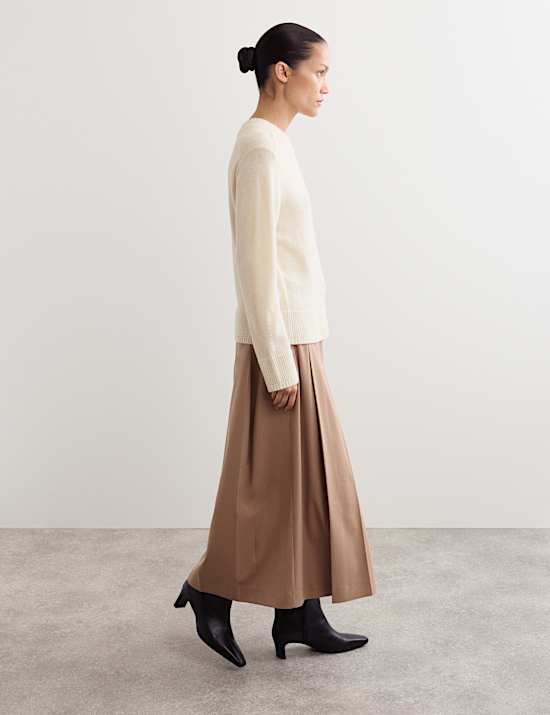 Jersey 100% lana lambswool con cuello redondo