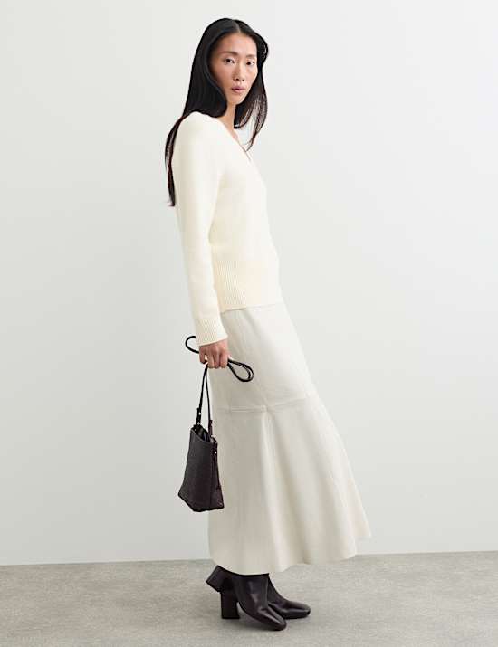 Wool Rich V Neck Jumper