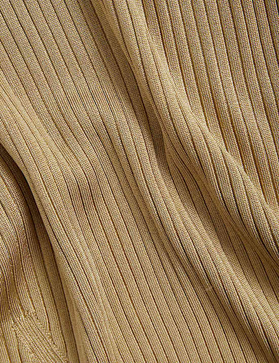 Ribbed Roll Neck Jumper