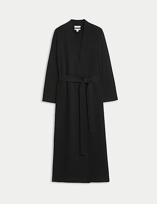 Cárdigan largo 100% lana de merino