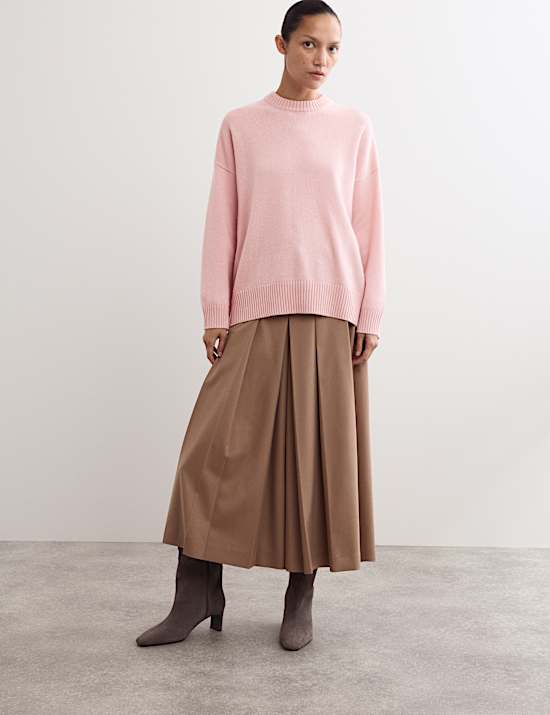 Pull 100 % cachemire à col rond