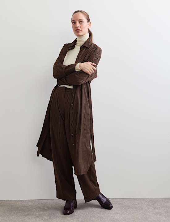 Wool with Cashmere Roll Neck Jumper