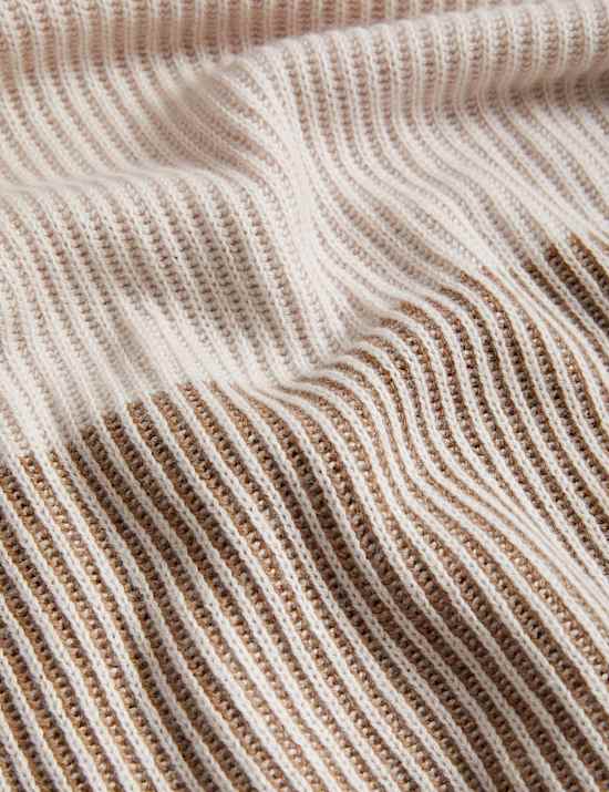 Wool Rich Funnel Neck Jumper with Cashmere