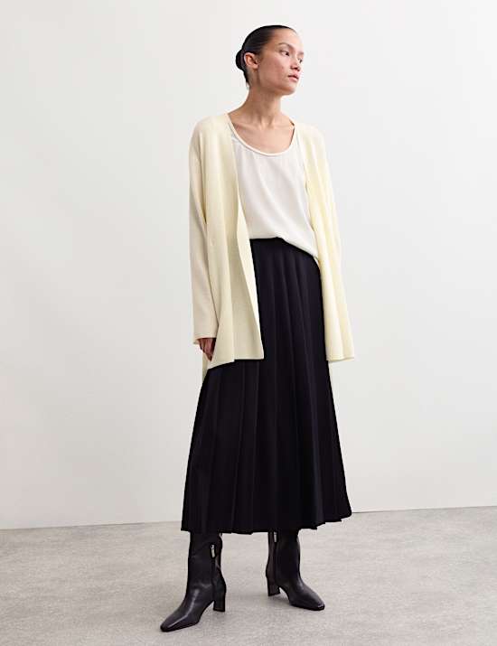 Pure Merino Wool Wrap cardigan