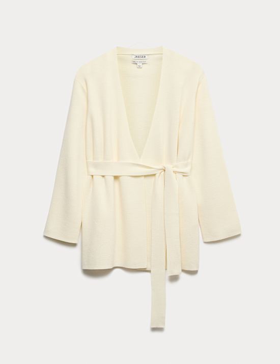 Pure Merino Wool Wrap cardigan