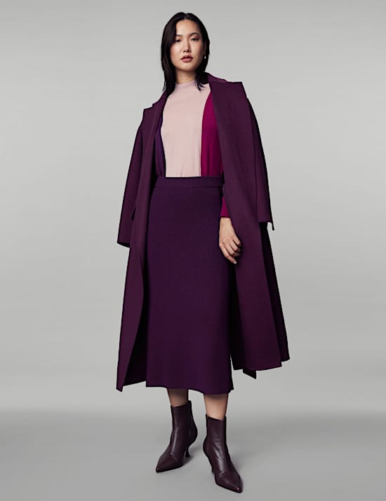 Pure Merino Wool Colour Block Jumper