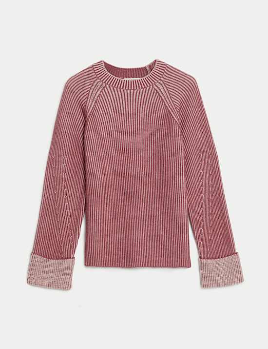 Pure Merino Wool Crew Neck Relaxed Jumper