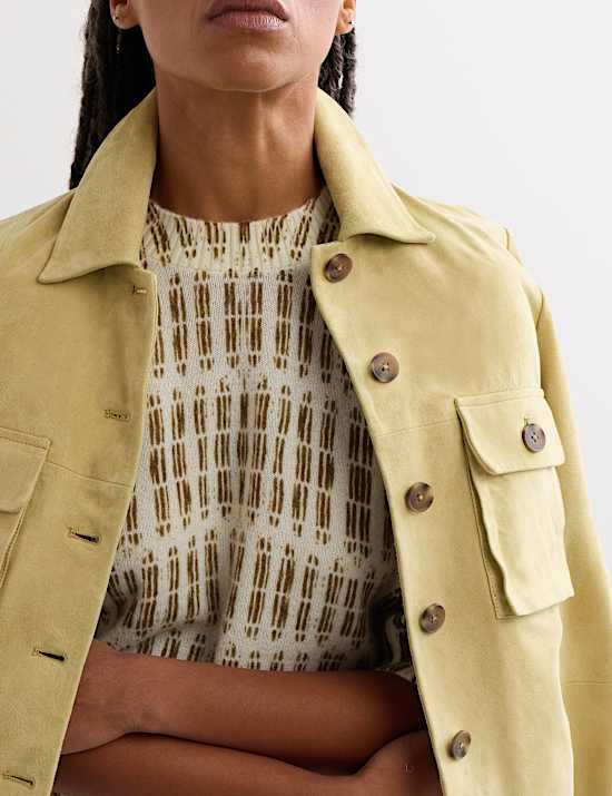 Mohair Blend Patterned Jumper