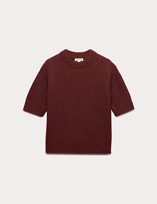 Mohair Blend Textured Jumper