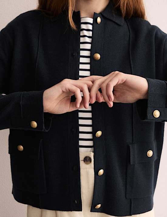 Pure Wool Knitted Jacket