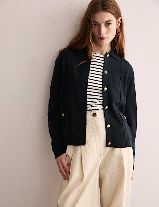 Pure Wool Knitted Jacket