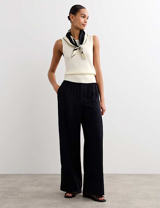Pure Merino Wool Knitted Vest Top