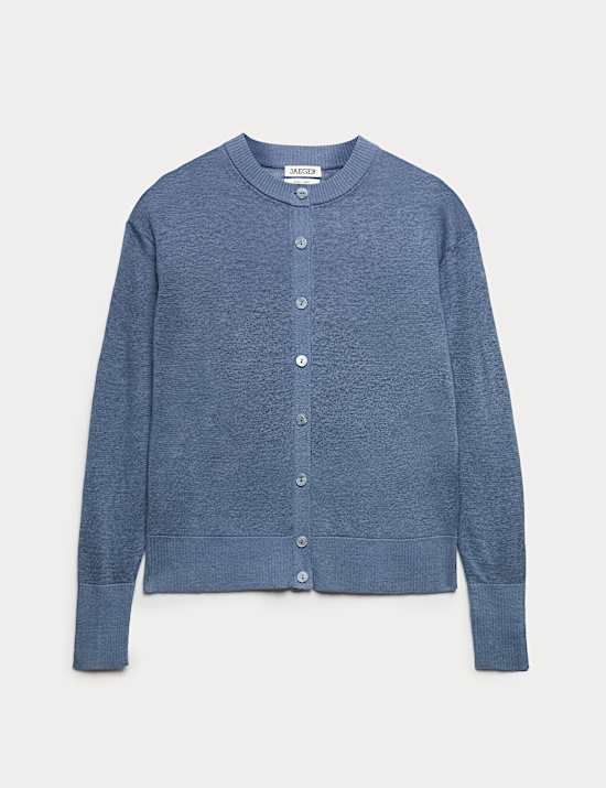 Cardigan 100 % lin