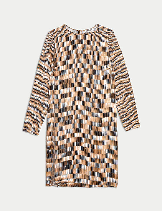Printed Short Shift Dress