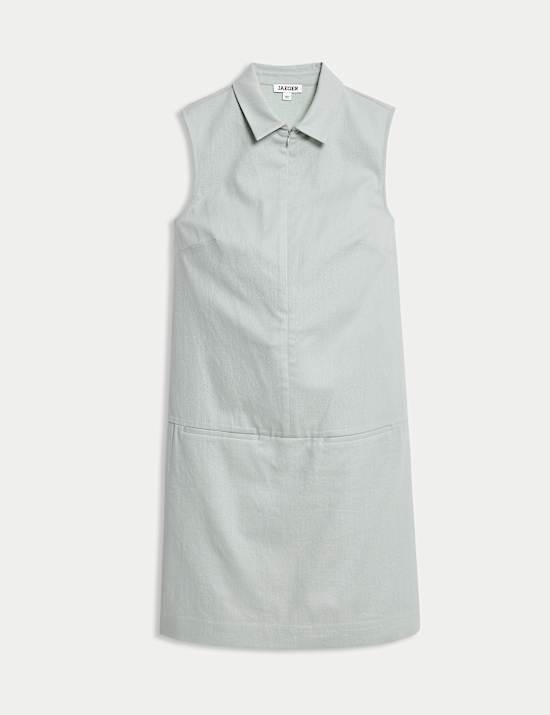 Robe tube taille basse en jean de coton