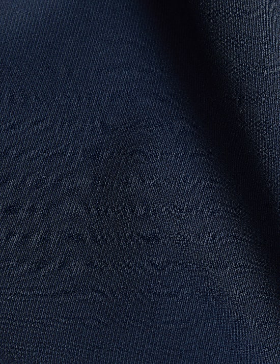 Wool Rich Belted Long Sleeve Jumpsuit