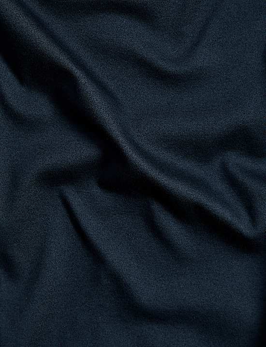 Robe tube midi 100 % coton à détail noué