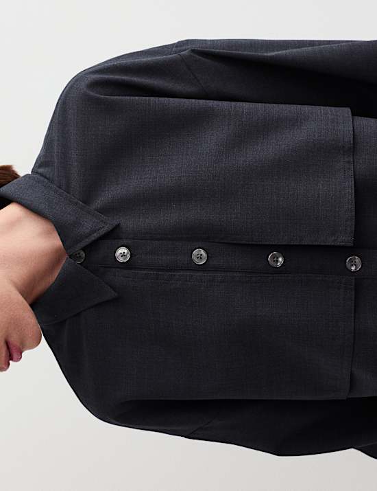 Wool Rich Collared Shirt