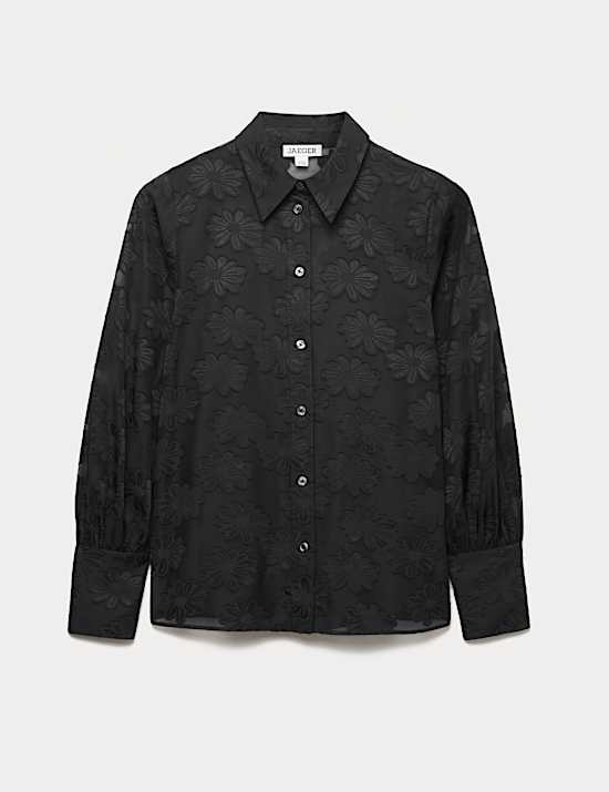 Sheer Textured Blouse