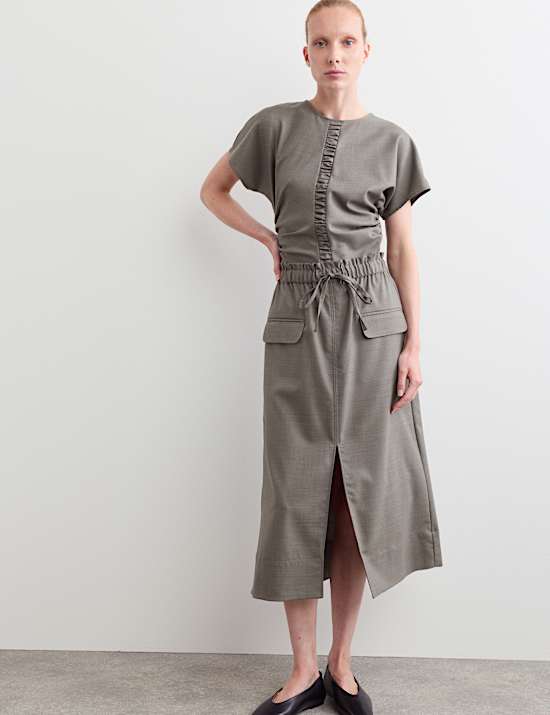 Top ruch&eacute; en laine
