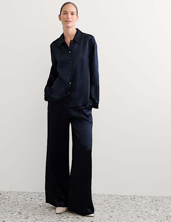 Jacquard Collared Shirt