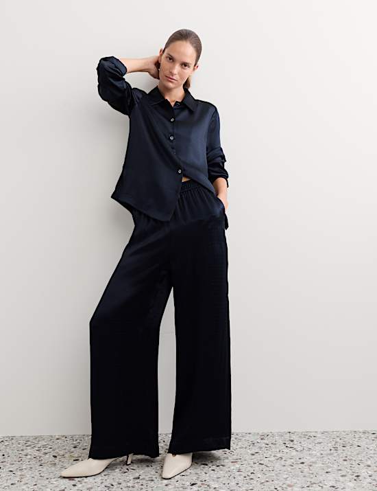 Jacquard Collared Shirt