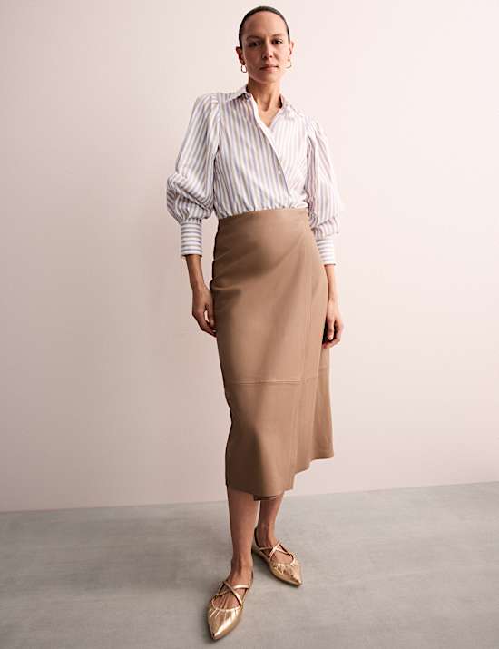Chemise 100 % coton &agrave; rayures