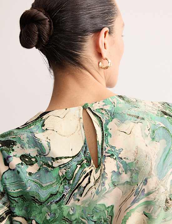 Haut imprimé marbre