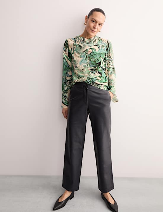 Haut imprimé marbre