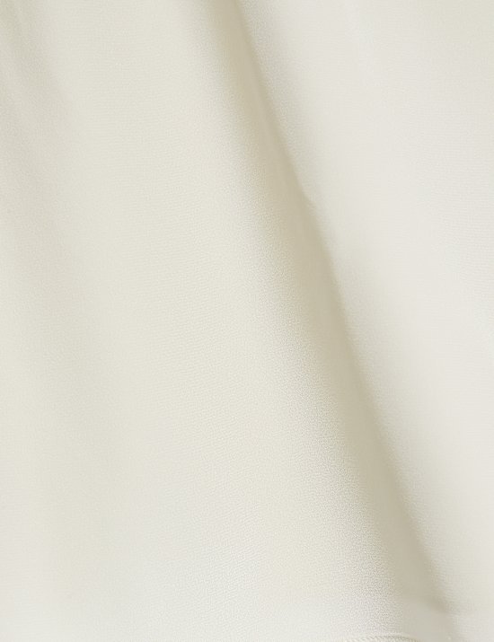 Pure Silk Scoop Neck Shell Top